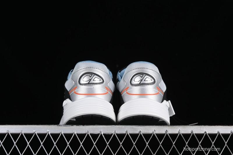 Dior B30 Sneakers with Reflective CD30 Logo and Lightweight Rubber Sole - CD30