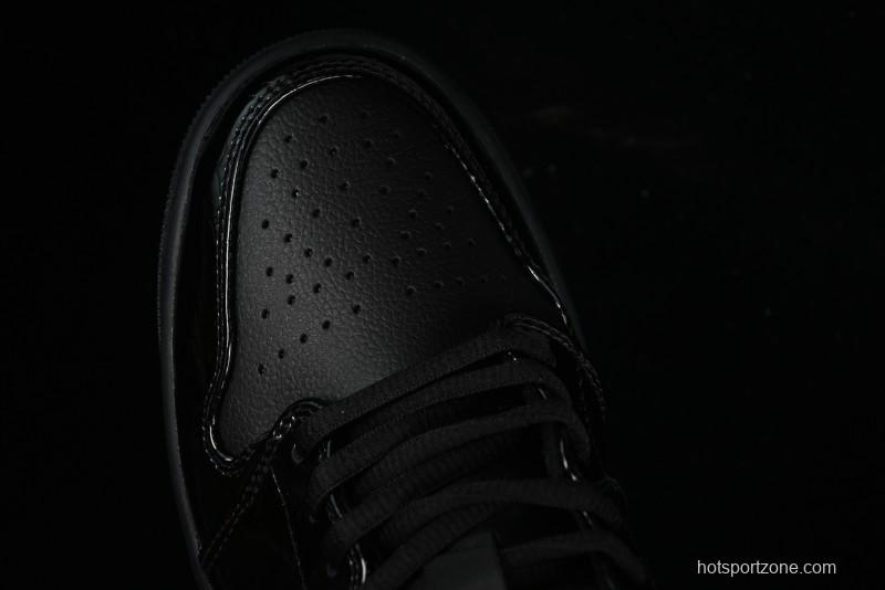 Nike Air Jordan 1 Low "Black Croc" Casual Sneakers - HJ7743-010