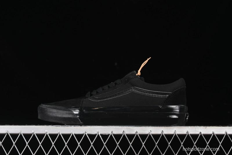 Vans Old Skool Premium Black Suede Retro Skate Shoes - VN000CXTBKA