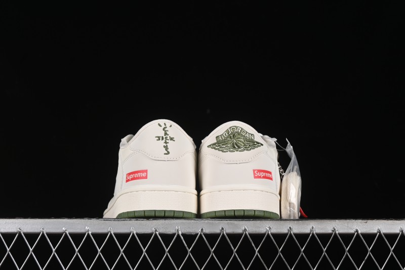 Nike Travis Scott x Fragment Design x Air Jordan 1 Low OG SP AJ1 Supreme Collaboration - BB2299-810