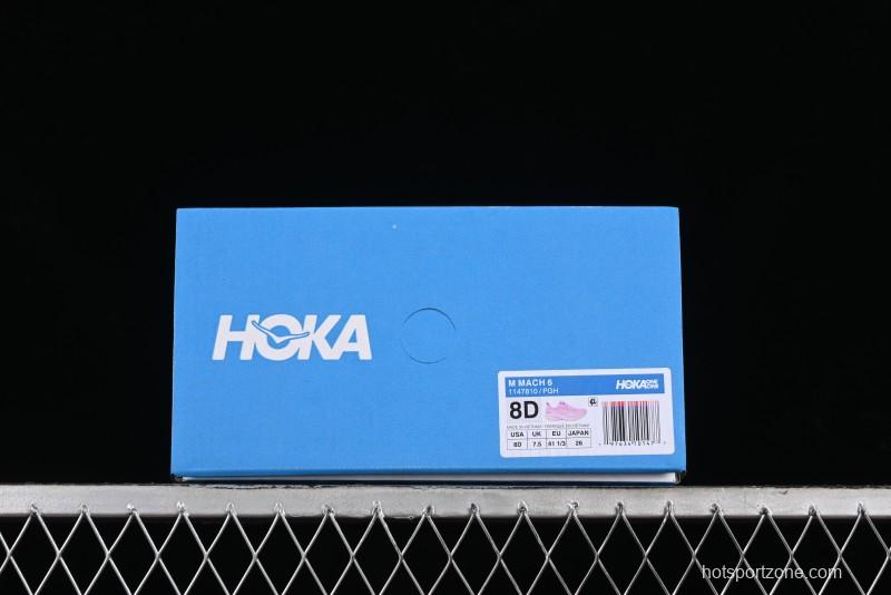 HOKA ONE ONE MACH 6 Flagship Racing Shoes with Carbon Plate Technology and Asymmetric Design - 1147810 PGH
