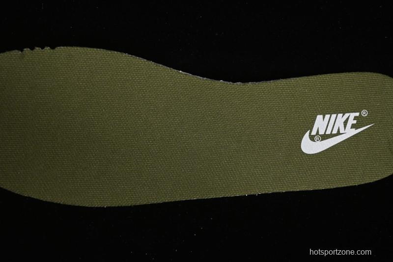 Nike SB Dunk Low Gucci Collaboration - Off White with Green Swoosh Anniversary High-End Custom Low-Top Casual Skate Shoes - KK1888-007