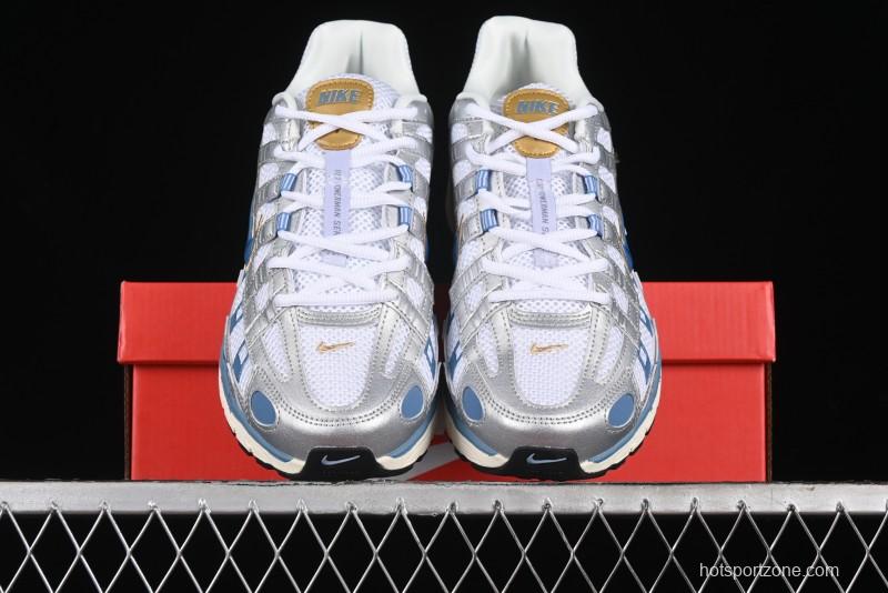 Nike P-6000 Prm Retro Casual Sneakers with Lightweight Design - HJ7246-100