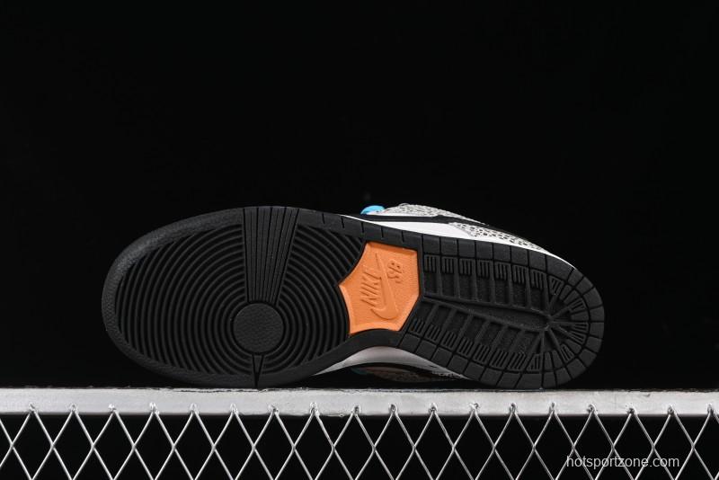 Nike SB Dunk Low Pro Electric Skateboarding Shoes - FZ1233-002