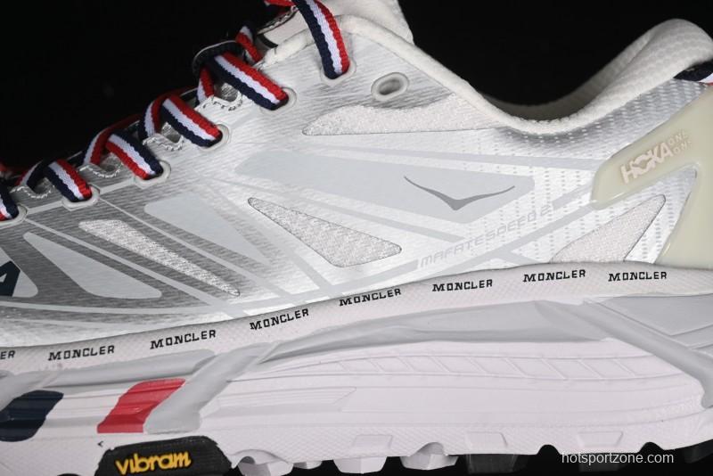 Moncler x Hoka Mafate Speed 2 Ultra-Lightweight Thick-Sole Trail Running Shoes - 1129992 NCHMS