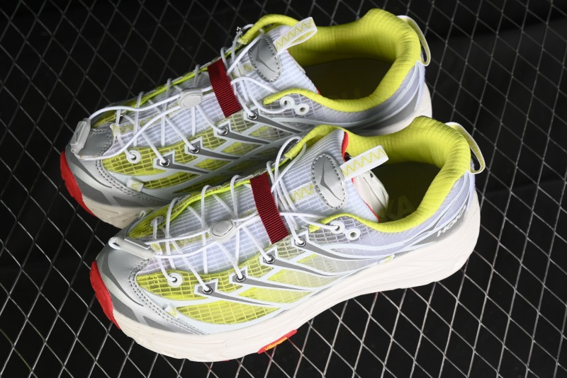 Hoka Mafate Three 2 Ultra-Lightweight Cushioned Trail Running Shoes - 1153931 WNN