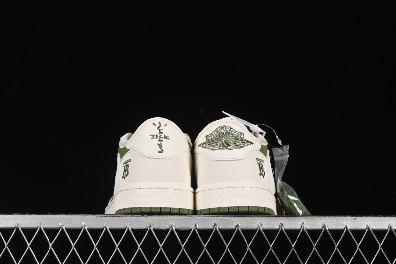 Nike Travis Scott x Fragment Design x Air Jordan 1 Low OG SP AJ1 Cultural Casual Sneakers - BB6588-311