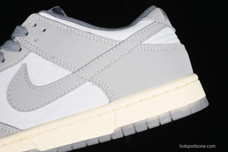 Nike Dunk Low Cool Grey SB Skateboarding Shoes with Washed Effect - FV1167-001