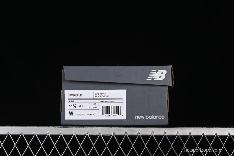 New Balance 9060 Series Kids Hook and Loop Sneakers - PV9060EB