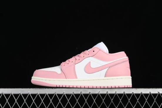 Nike Air Jordan 1 Low AJ1 Pink White Low-Top Casual Sneakers - DC0774-162