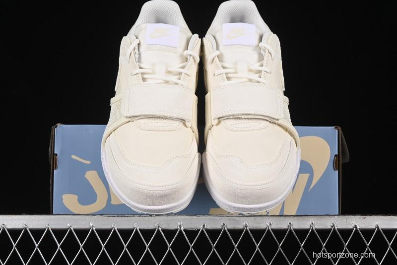 Nike Travis Scott x Shark-A-Don "Sail" Low-Top Lifestyle Casual Shoes - HQ3061-100