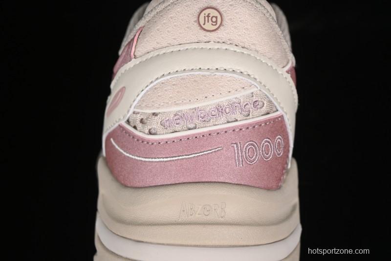 New Balance 1000 Series Retro Dad Style Low-Top Casual Running Shoes - M1000JG1