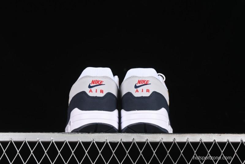 Nike Air Max 1 Retro Running Shoes with Half-Sole Air Cushion - HM9604-400