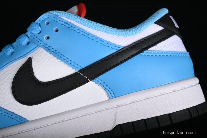 Nike Dunk Low Next Nature "N7" SB Casual Skate Shoes with Vibrant Color Blocking - HJ9088-488