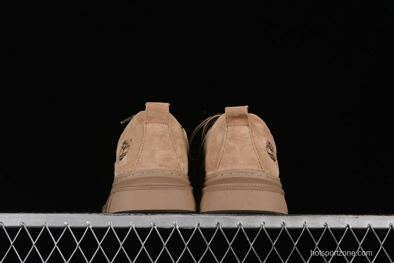 Timberland Low-Top Casual Shoes for Men - Italian Oil-Grained Leather with Anti-Slip Rubber Sole - TB73535SAND