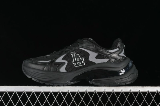 New York Yankees MLB Bigball Chunky Curve Thick Sole Casual Shoes - 3ARNSPL4N07BKS