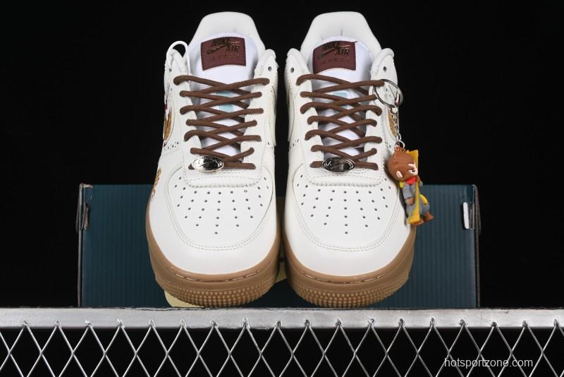 Nike Air Force 1 '07 Low "Open Cirrus" Black Myth Wukong Theme Casual Sneakers - FV3700-211