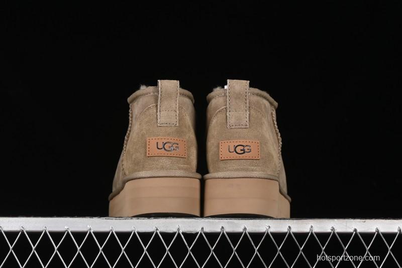UGG Classic Ultra Mini Platform 3CM Wool Short Boots with TREADLITE Technology - 1135092