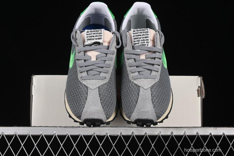 Nike Stussy Roshe Run LD-1000 Comfortable Versatile Non-Slip Durable Waffle Low-Top Casual Running Shoes - FQ5369-002