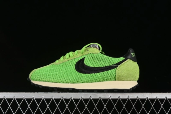 Nike Stussy Roshe Run LD-1000 Comfortable Versatile Non-Slip Durable Waffle Low-Top Casual Running Shoes - FQ5369-300