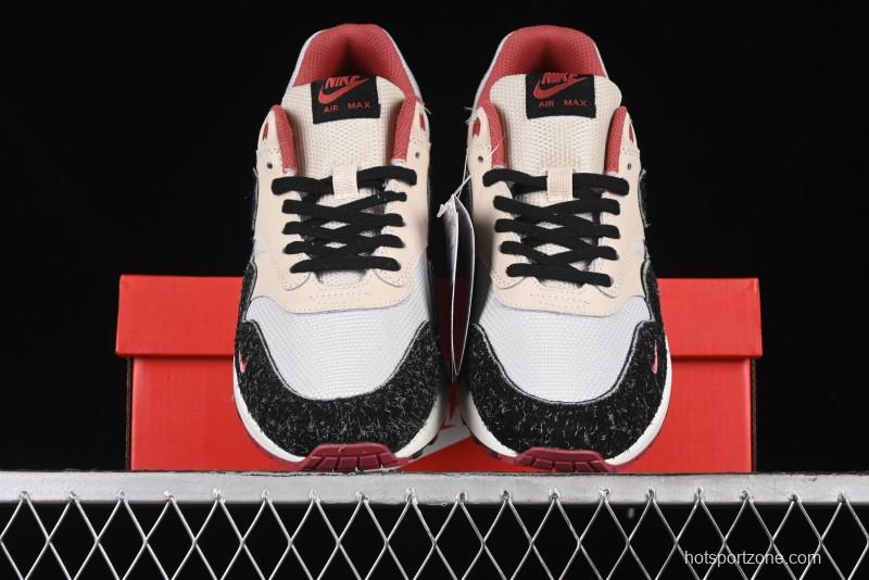 Nike Air Max 1 Retro Running Shoes with Half-Sole Air Cushion - FD5743-200