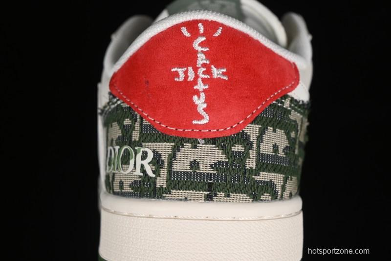 Nike Travis Scott x Fragment Design x Air Jordan 1 Low OG SP AJ1 Low-top Casual Sneakers - XY2688-114