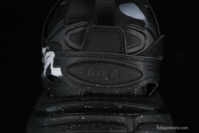 Balenciaga Track Sneaker with Transparent Heel Strap - WTRHW1090