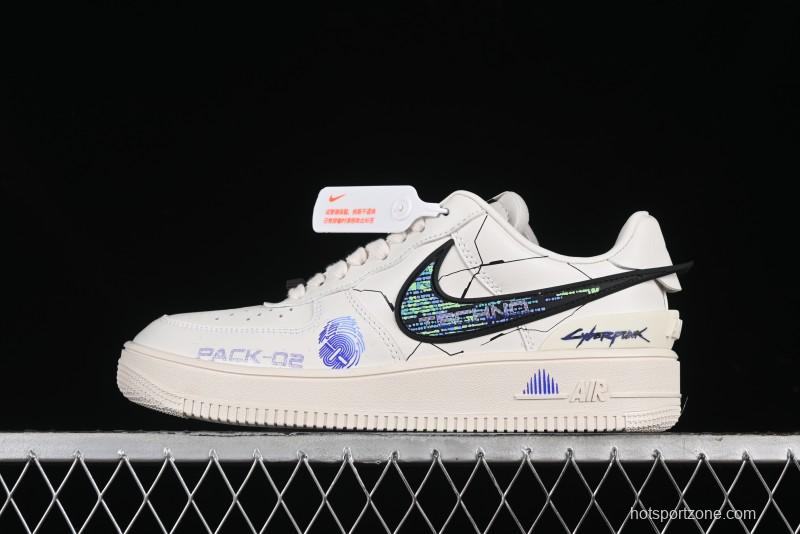 Nike Air Force 1'07 Low "Punk Future" Cyberpunk Style Casual Sneakers - DV3464-020