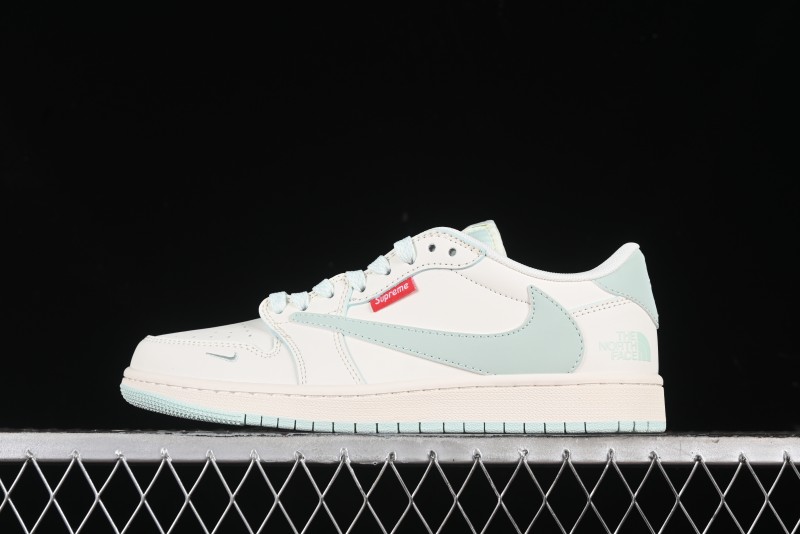 Nike Travis Scott x Fragment Design x Air Jordan 1 Low OG SP AJ1 Supreme North Face Collaboration - XZ5158-001