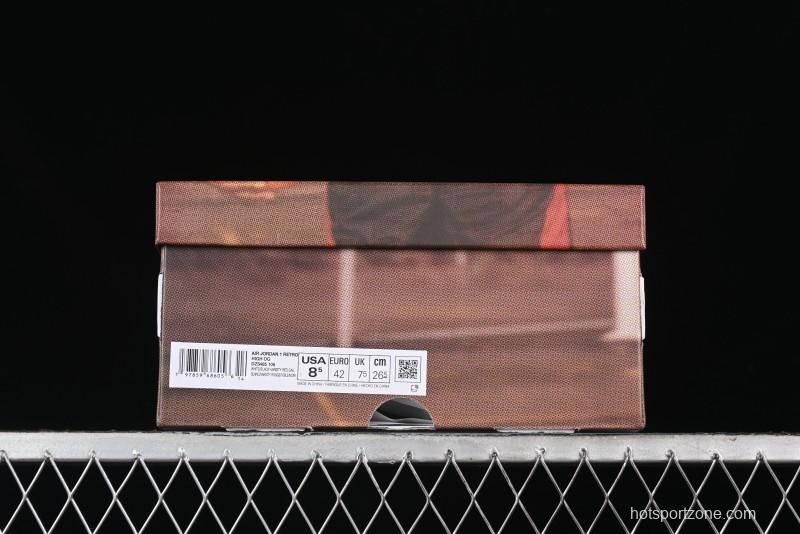 Nike Air Jordan 1 High OG Black Toe Reimagined Basketball Shoes - DZ5485-106