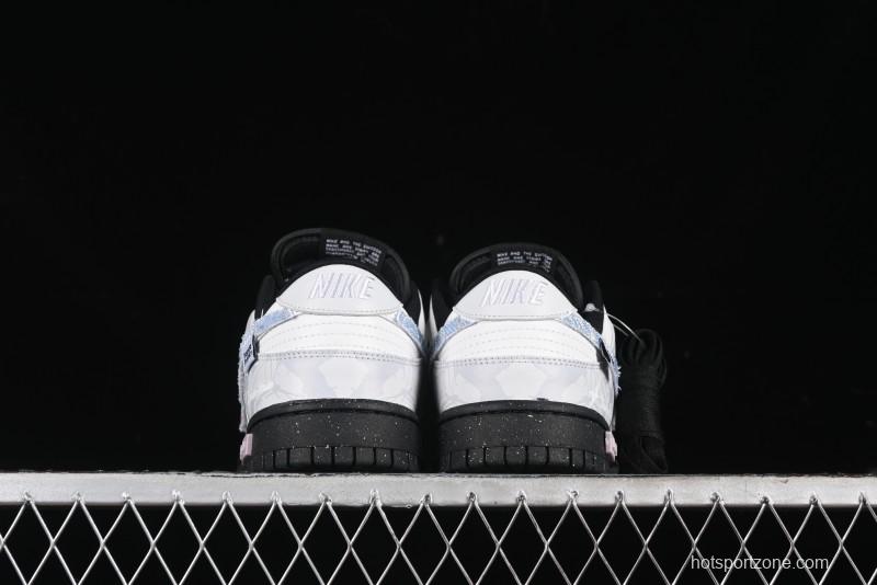 Nike Dunk Low Panda Prank Qixi Special Edition Low-Top Casual Sneakers - DD1391-100