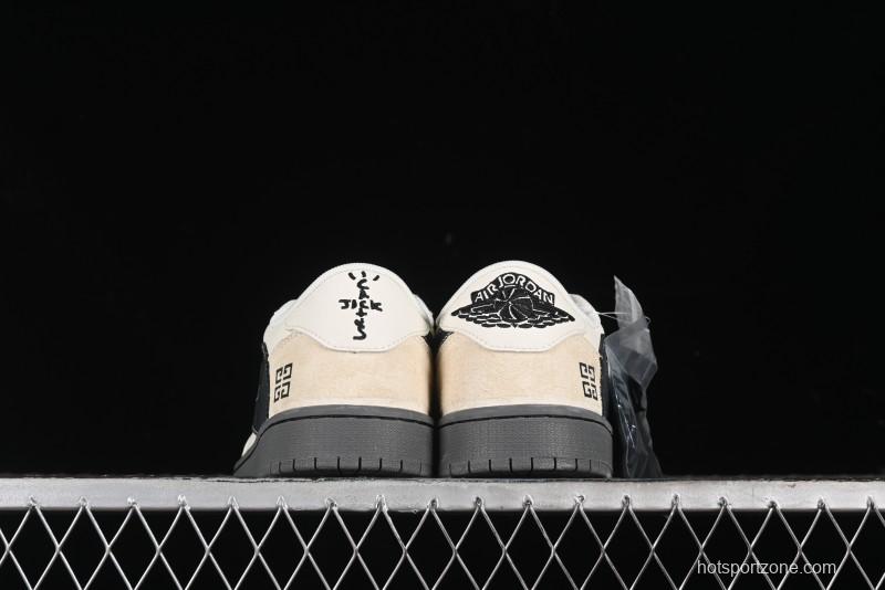 Nike Travis Scott x Fragment Design x Air Jordan 1 Low OG SP AJ1 Low Top Casual Sneakers - CF3688-030