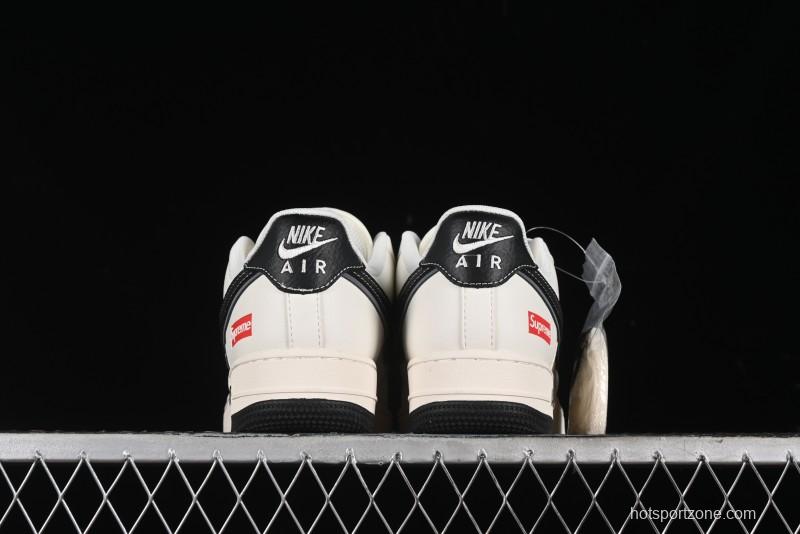 Nike Air Force 1 '07 Low Supreme Collaboration - White Black - XZ3368-001