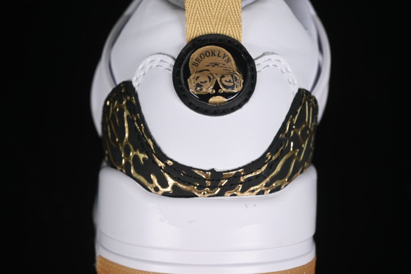 Nike Jordan Spizike Low Casual Shoes with Cracked Leather Design - HJ9019-100