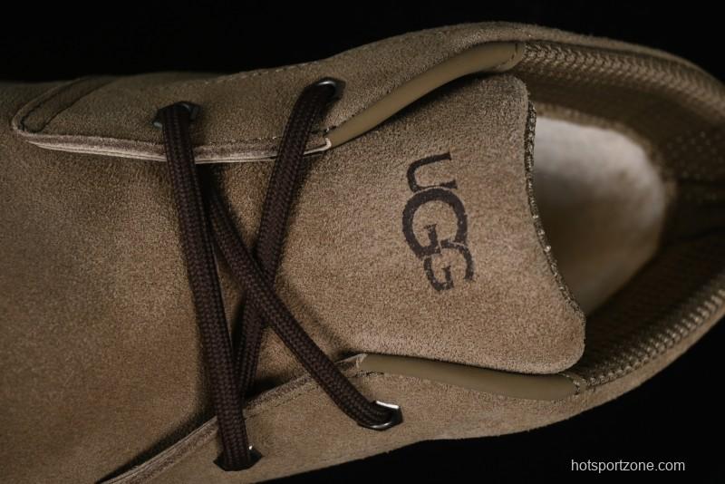 UGG Burleigh Chukka Comfort Flat Lace-Up Round Toe Casual Boots - 1151773