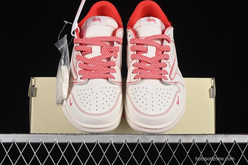 Nike Travis Scott x Fragment Design x Air Jordan 1 Low OG SP AJ1 Supreme Stussy Collaboration - SJ2