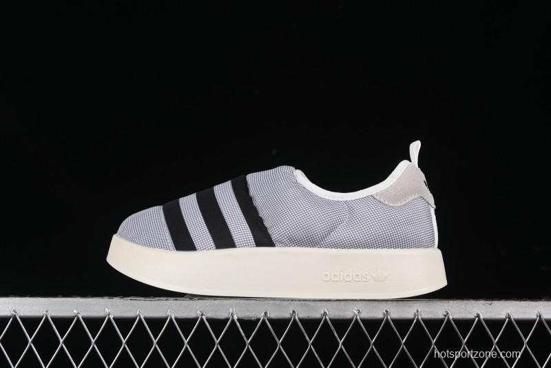 Adidas Puffylette GY1596 Winter Slip-On Sneakers with Warm Lining - AJC3