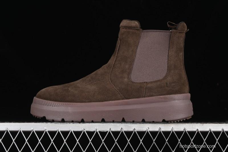 UGG Burleigh Chelsea Winter Boots for Men with Lightweight Anti-Slip Sole and Genuine Wool Leather - 1152050