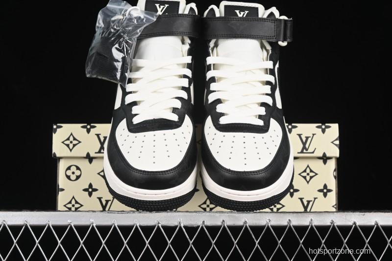 Nike Air Force 1 '07 Mid Casual Sneakers in Black - LL0222-005