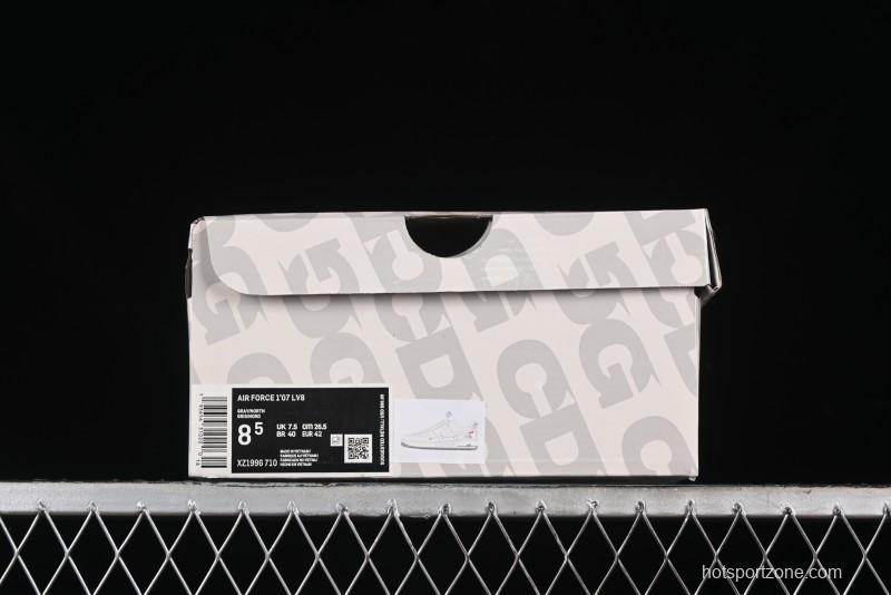 Nike Air Force 1 '07 Low Supreme The North Face Collaboration - Beige Grey Low-Top Casual Sneakers - XZ1996-710
