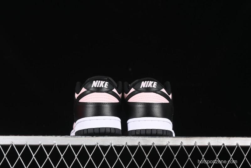 Nike SB Dunk Low Casual Skate Shoes in Black Pink - CW1590-100