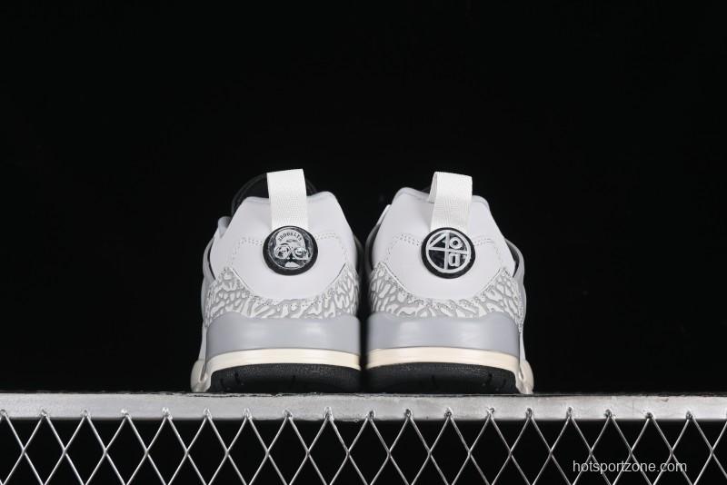 Nike Jordan Spizike Low AJ Hybrid Element All Black Crackle Color Casual Sneakers - HQ1191-011