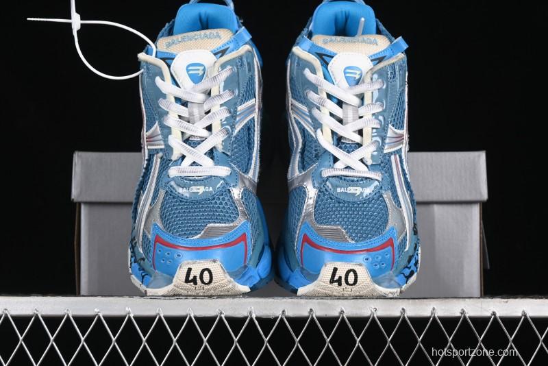 Balenciaga Runner Kith Four Color Retro Casual Shoes - WRNMT4896