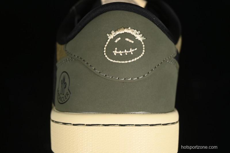 Nike Travis Scott x Fragment Design x Air Jordan 1 Low OG SP AJ1 Sneakers - CH6336-007