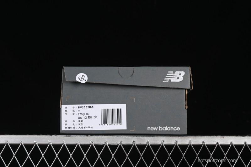 New Balance 2002R Series Kids' Hook & Loop Warm Lined Shoes - PV2002RG
