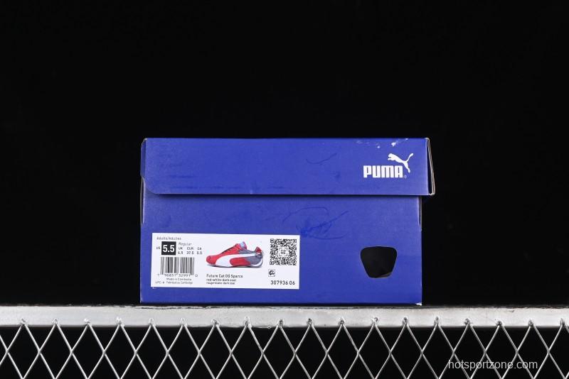 Puma Sparco Future Round Toe Lace-Up Leather Fabric Low-Top Lifestyle Casual Shoes - 307936-06