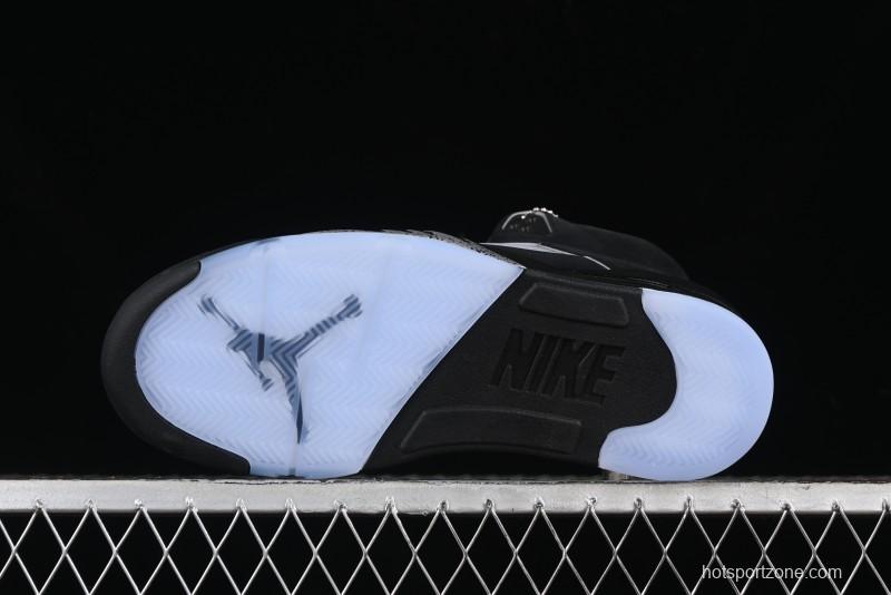 Nike Air Jordan 5 Retro Black Metallic Reimagined Basketball Shoes - HF3975-001