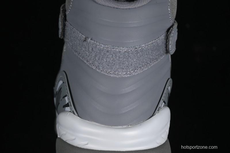 Nike Air Jordan 8 Retro "Cool Grey" Basketball Shoes - 305381-014