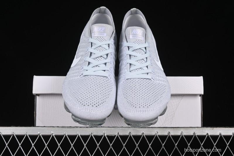 Nike Vapormax Flyknit Breathable Casual Running Shoes with Full-Length Air Cushion - 849558-100