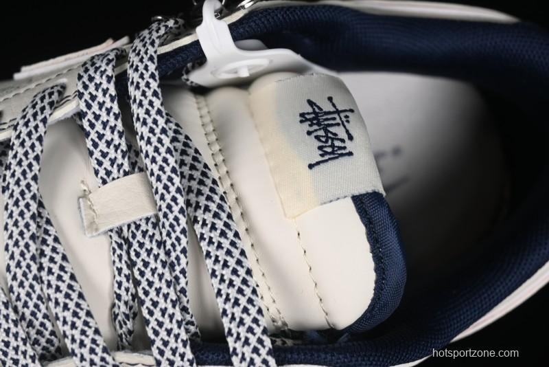 Nike SB Dunk Low Stussy Collaboration - Black Red Bunny Anniversary Custom Low-Top Casual Sneakers - XY1688-012